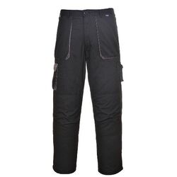 PANTALON TEXO MATELASSE CP/245GR POCHE GENOU  GRIS/ORANGE REF. TX16