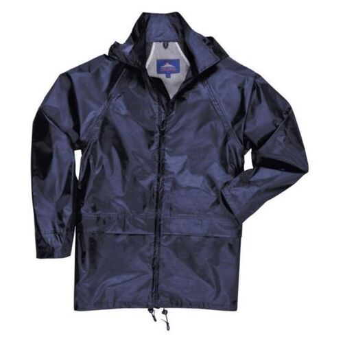 VESTE  DE PLUIE MARINE  POLYESTER  ENDUIT PVC REF S440