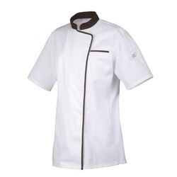 VESTE FEMME EXPRESSION  ML PC BLANC/CHOCOLAT