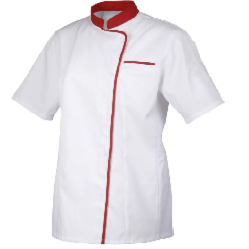 VESTE FEMME EXPRESSION  ML PC BLANC/ROUGE
