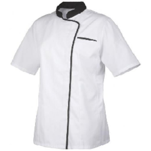 VESTE FEMME EXPRESSION MANCHES COURTES PC BLANC/NOIR