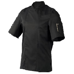 VESTE CUISINE NERO PC MC NOIRE 37�5