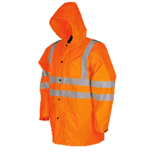VESTE PLUIE MONORAY HV EN471 TEXOFLEX ORANGE FLUO R&eacute;f.198A