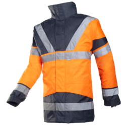 PARKA SKOLLFIELD 4EN1 IMPER RESPIRANT HV ORANGE/MARINE FLUO