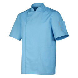 VESTE CUISINE NERO PC MC BLEU TURQUOISE