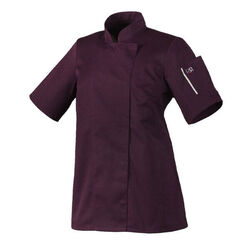 VESTE CUISINE MC FEMME UNERA PC PRUNE
