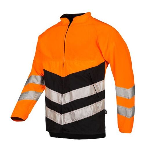 VESTE HV BASE PRO ORANGE/NOIR AVEC PROTECTION ANTI COUPURE REF.1RIA