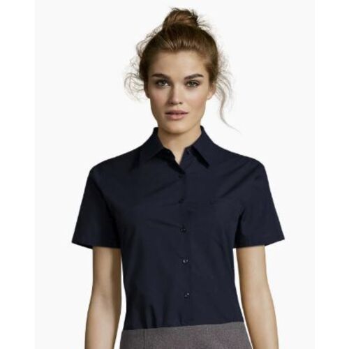 CHEMISIER ESCAPE FEMME POPELINE MC REF 16070