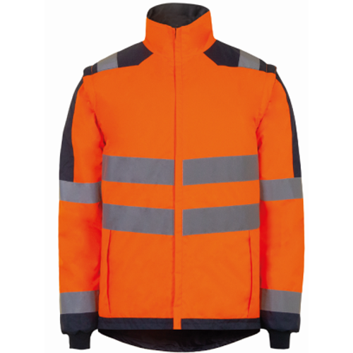 BLOUSON INT. KITA/FREYA HV ORANGE/MARINE FLUO EN ISO 20471 GILAFEPICO