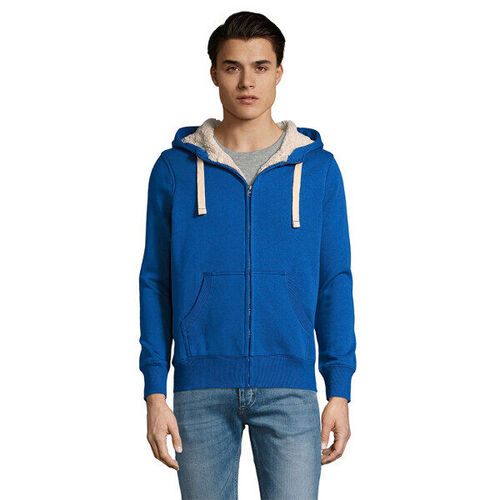 VESTE ZIPPEE UNISEXE DOUBLEE SHERPA COTON/POLY REF 00584