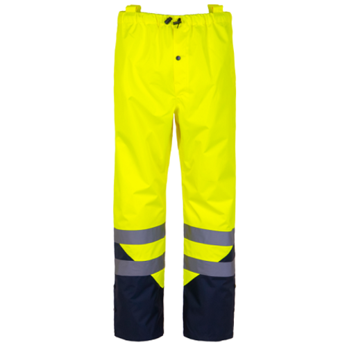 PANTALON DE PLUIE KITA/POSEIDON HV JAUNE/MARINE FLUO REF.PANTEPICO1