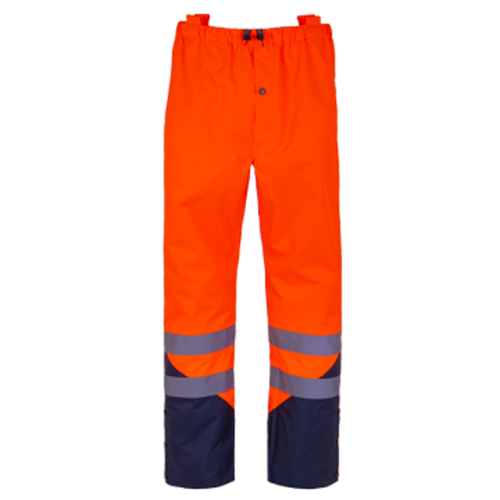 PANTALON DE PLUIE KITA/POSEIDON HV ORANGE/MARINE FLUO REF.PANTEPICO1