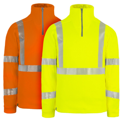 PULL-OVER CLIPPERTON ORANGE COL CAMIONNEUR 100% POLYESTER