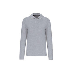 POLO HOMME ML COTON COULEUR R&eacute;f : K243