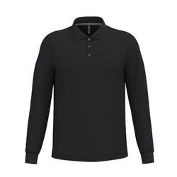 POLO HOMME ML COTON COULEUR R&eacute;f : K243