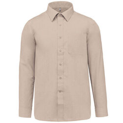 CHEMISE KARIBAN HOMME JOFFREY ML PC 65/35 R&eacute;f.K545