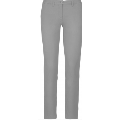 PANTALON FEMME CHINO 98% COTON  244G REF.K741