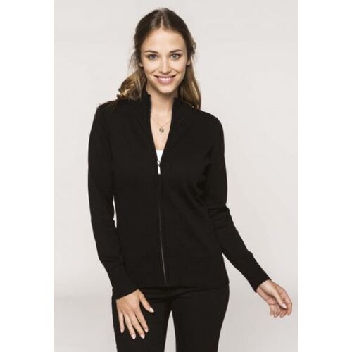 CARDIGAN ZIPPE FEMME COTON ACRYLIQUE 50/50 290G R&eacute;f.K962