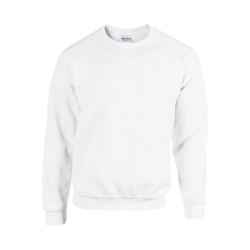 SWEAT GI18000 BLANC LOGO CG 17  NOIR