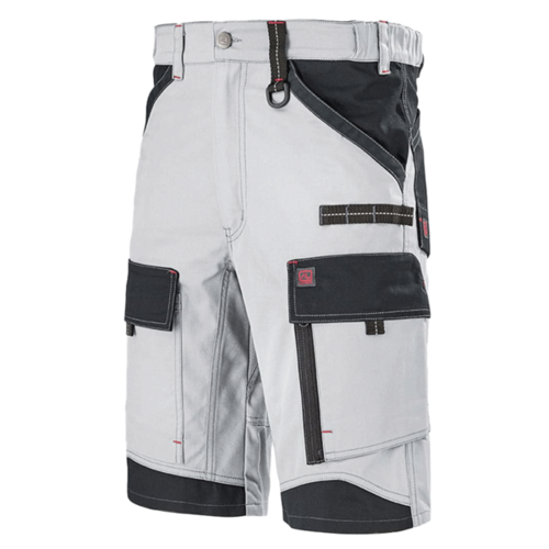 BERMUDA WORK ATTITUDE 250GR RULER CP BLANC/GRIS R&eacute;f.1ATBUP