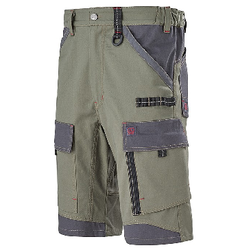 BERMUDA WORK ATTITUDE 250GR RULER CP KAKI/GRIS R&eacute;f.1ATBUP