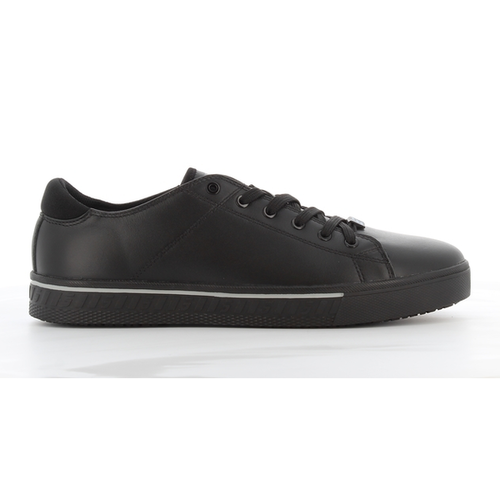 BASKET BASSE COOL NOIR EN CUIR ESD SRC