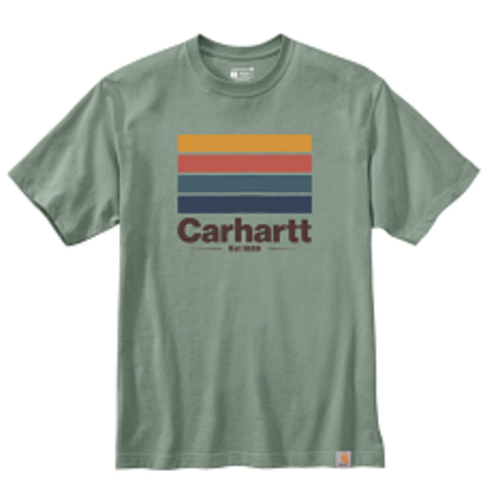 T-SHIRT COTON MANCHES COURTES LOGO POITRINE 230GR REF.105910