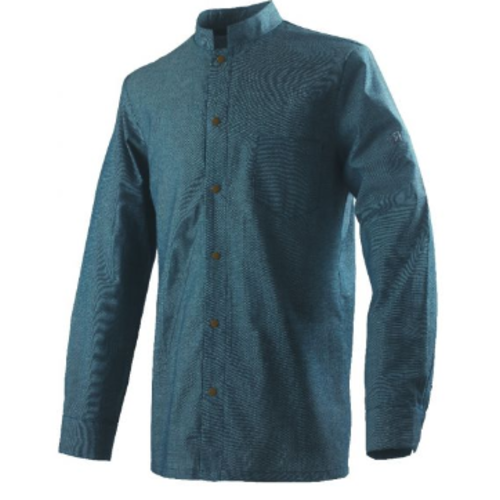 VESTE CUISINE HOMME BOVI ML CHAMBRAY 100% COTON