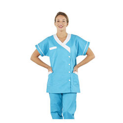 TUNIQUE TANA BICOLORE COL V MC KIMONO POLY/COTON 200GR