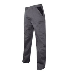 PANTALON PERCEUSE GRIS/NOIR CEINTURE ELASTIQUE POLY/COTON 245GR