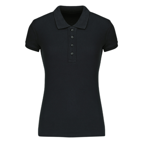 POLO PIQUE BIO MANCHES COURTES FEMME REF.K210