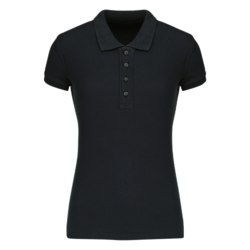 POLO PIQUE BIO MANCHES COURTES FEMME REF.K210