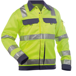 VESTE DE TRAVAIL DUSSELDORF HV PC 300g ORANGE/MARINE