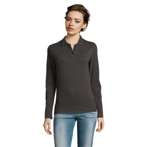POLO PIQUE FEMME PERFECT ML 100% COTON 180GR REF.02083