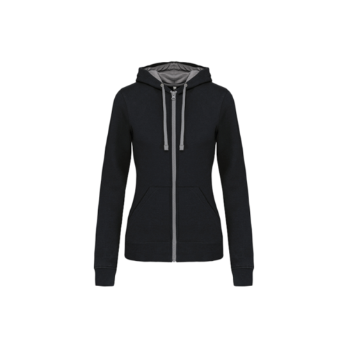 SWEAT SHIRT FEMME ZIPPE A CAPUCHE 280g/m� R&eacute;f : K467