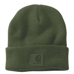 BONNET TRICOTE MAILLE DOUBLE EPAISSEUR REVERS LOGO CARHARTT REF.101070