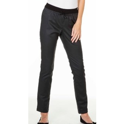 PANTALON FEMME THEO NOIR  COTON/POLY/STRECH