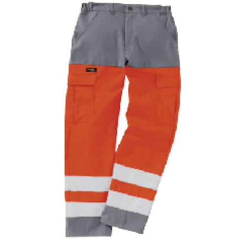 PANT WORK VISION 2 HV CL2 CP 300 GR ORANGE/VERT FONCE R&eacute;f.1HVNXCP82