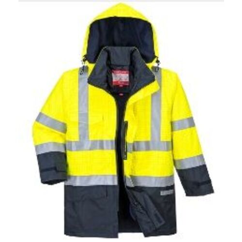 PARKA HV MULTIRISQUES JAUNE/MARINE R&eacute;f : S779