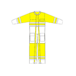 COMBINAISON RETARDATEUR DE FLAMME MARINE/JAUNE FAB SPE