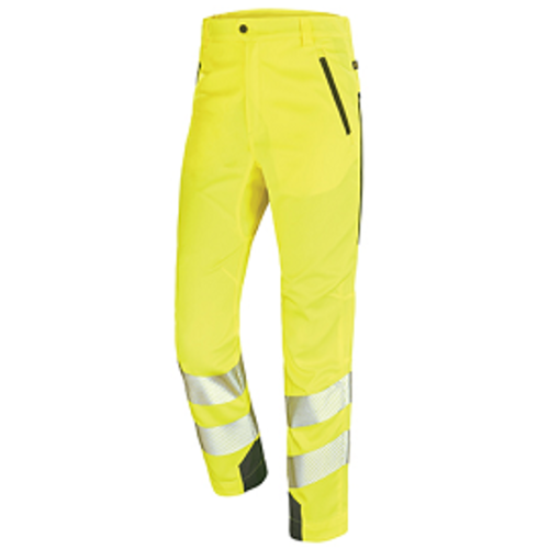 PANTALON &Eacute;T&Eacute; STRETCH HV JAUNE FLUO / DARK BLUE - REF.9B409954 2096