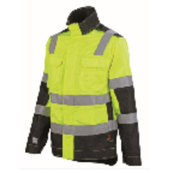 BLOUSON LUX GAMME FLASH HV CP JAUNE /JEAN NOIR R&eacute;f.3FLACP00