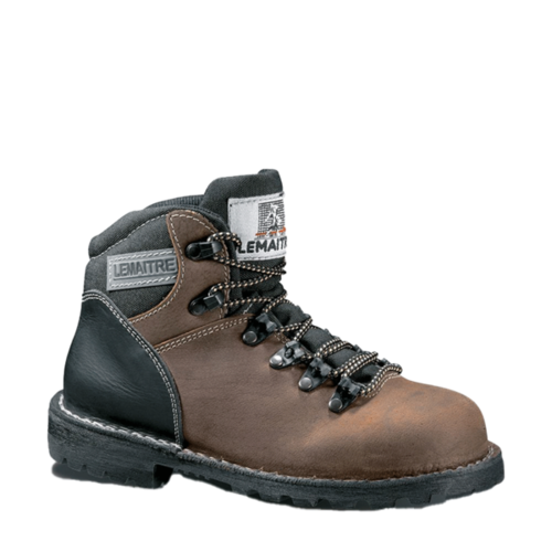 CHAUSS.SECU.SAHARA COUSU HAUTE CUIR BRUN S3ci
