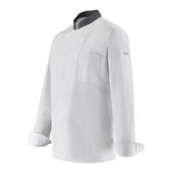 VESTE DE CUISINE HOMME ML COL OFFICIER CABBAGE PC 215G REF.2CBBPC