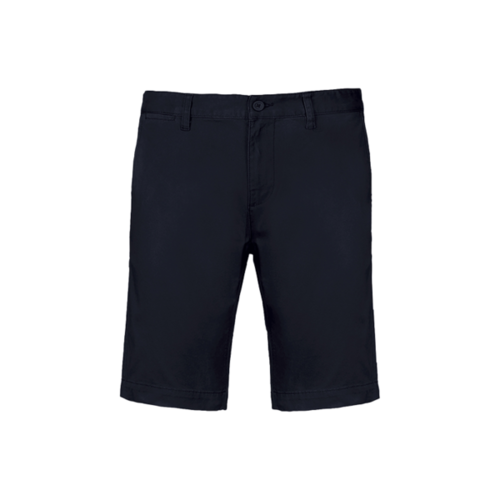 BERMUDA CHINO HOMME MARINE 100% COTON SERGE R&eacute;f.K750