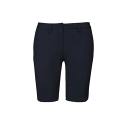 BERMUDA CHINO FEMME DARK NAVY 100% COTON SERGE R&eacute;f.K751