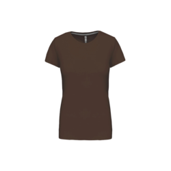 T SHIRT FEM.KARIBAN AJUSTE MC COL ROND COTON R&eacute;f.K380