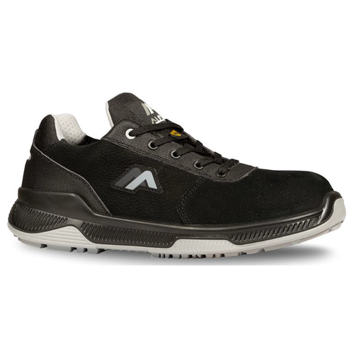 CHAUSS.SECU BASSE E-STEP NOIR/GRIS CUIR NUBUCK HYDROFUGE S3 CI HI SRC ESD
