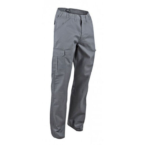 PANTALON BORNE MULTIPOCHES GRIS CHARCOAL COTON/POLYESTER 280GR REF.1770