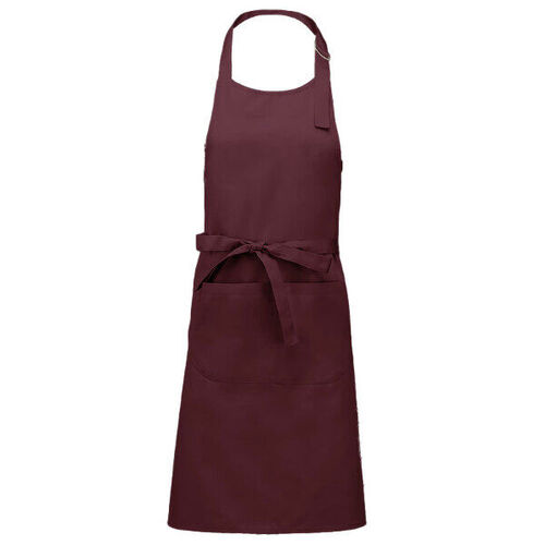 TABLIER A BAVETTE PC 65/35 COULEUR 190GR AVEC MARQUAGE NOTRE DAME DU ROC